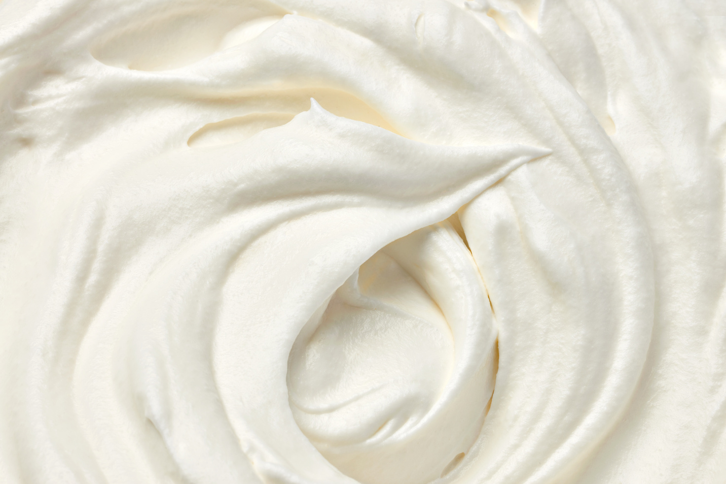 whipped cream sour sweet food white